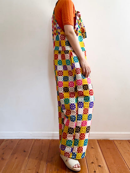 old coverlet huge overall