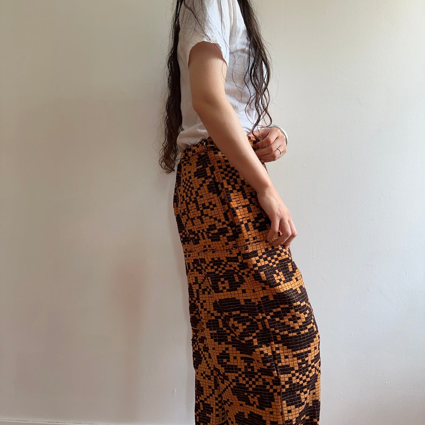 old coverlet tuck wide pants