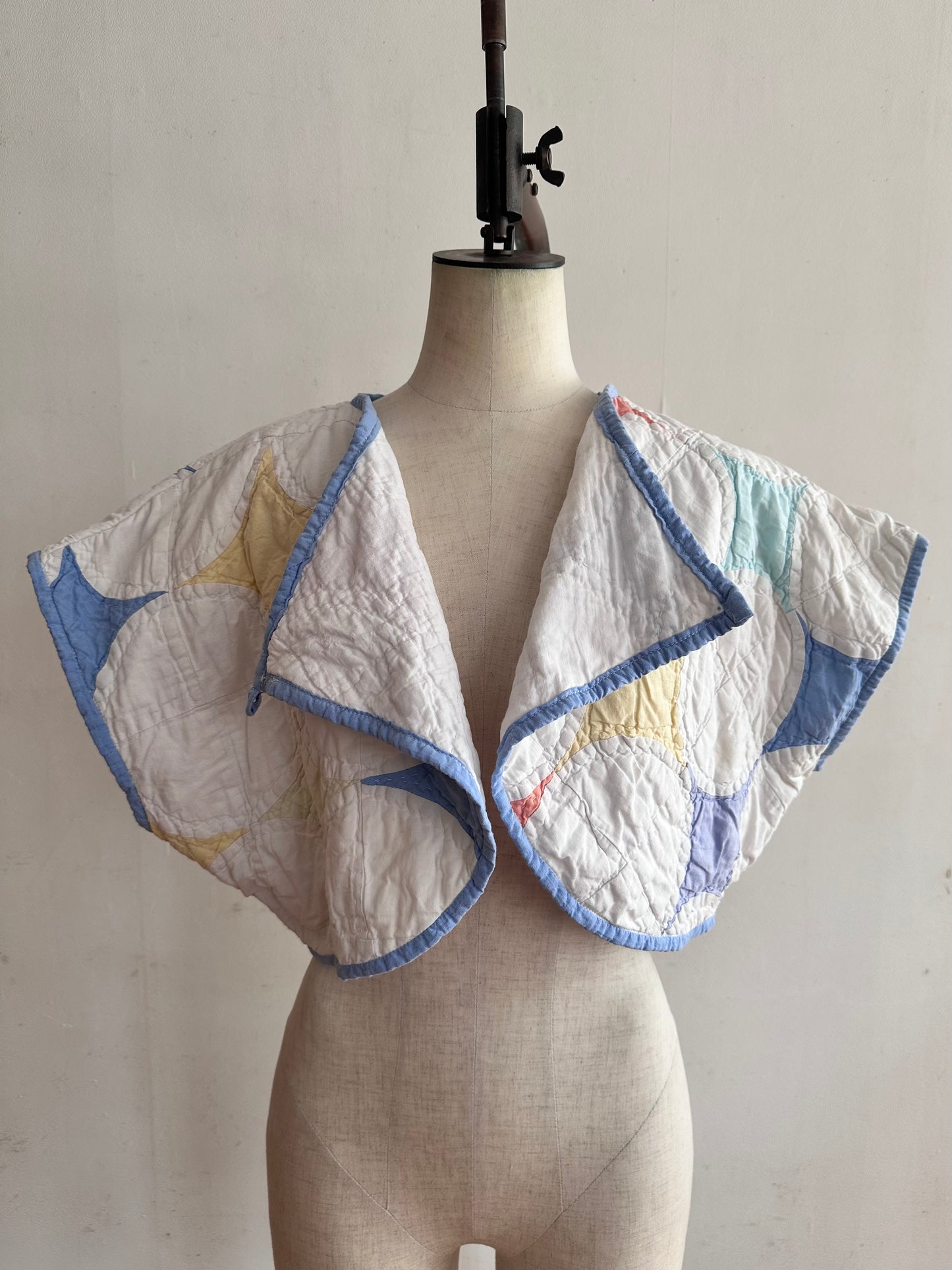 old quilt petal bolero