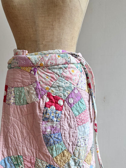 old quilt wrap skirt