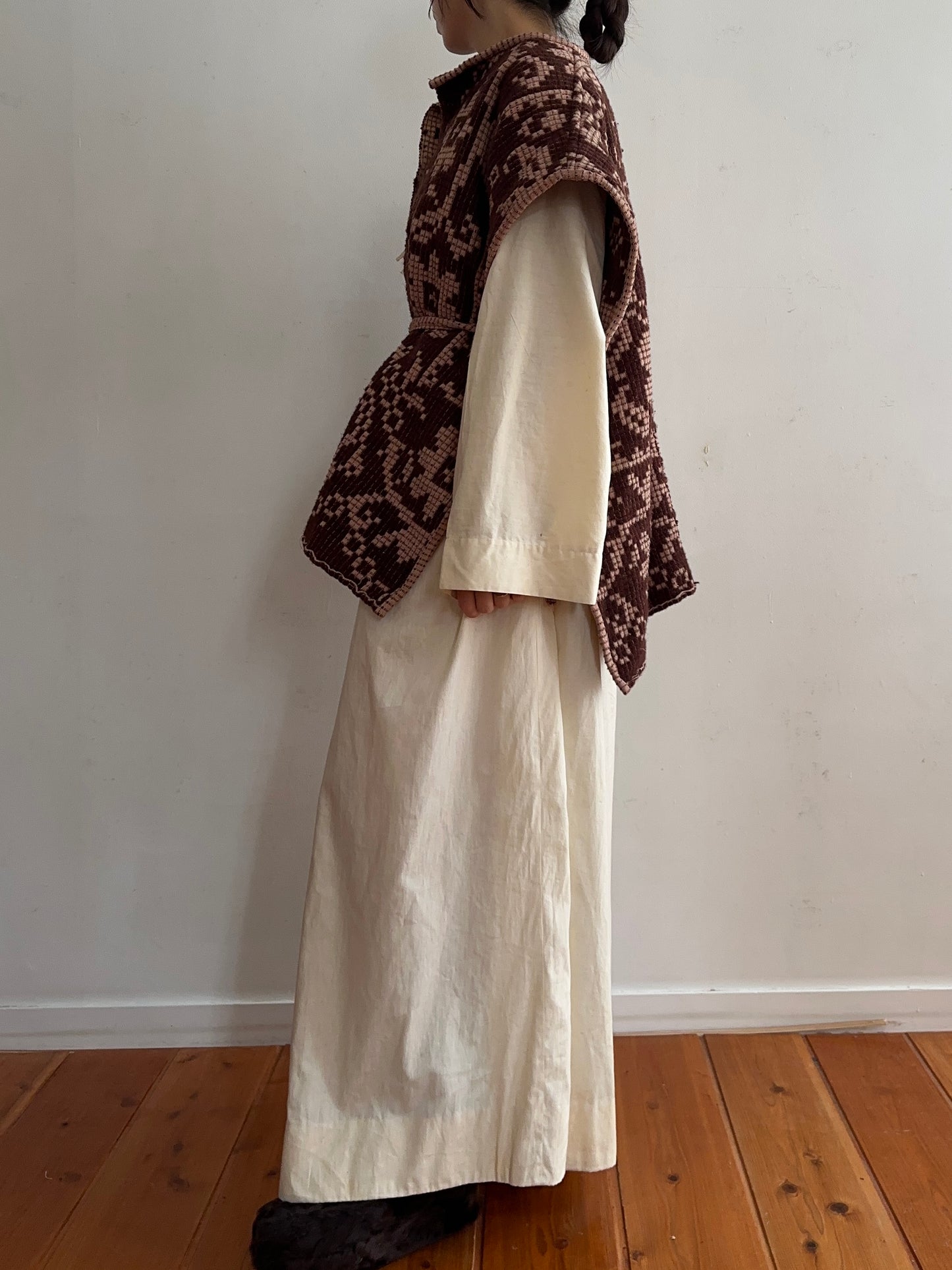 old coverlet wide vest