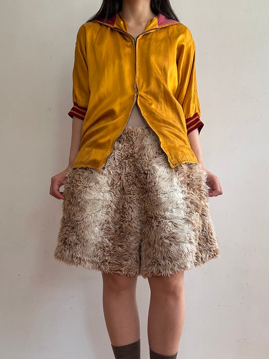 old fur short pants / spaniel