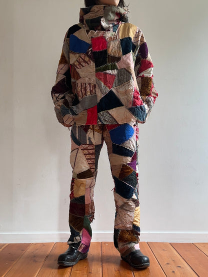 old quilt crazy slim pants