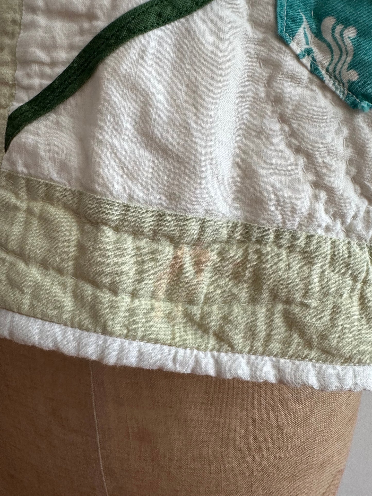 old quilt lantern tops