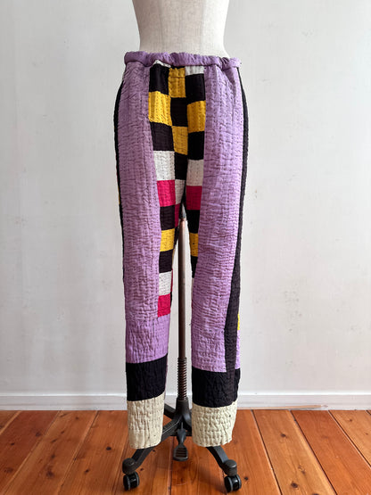 old quilt slim pants