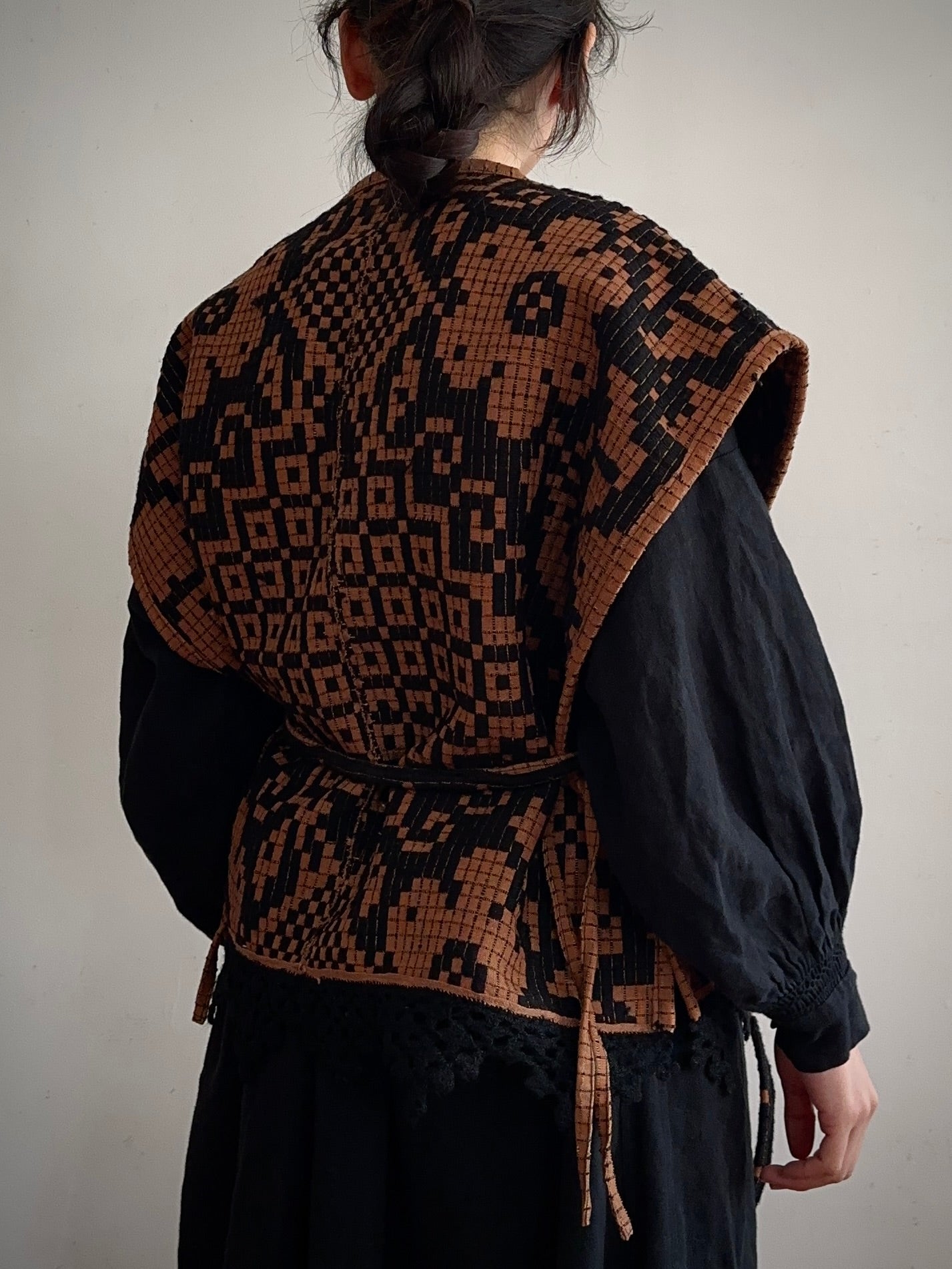 old coverlet wide vest