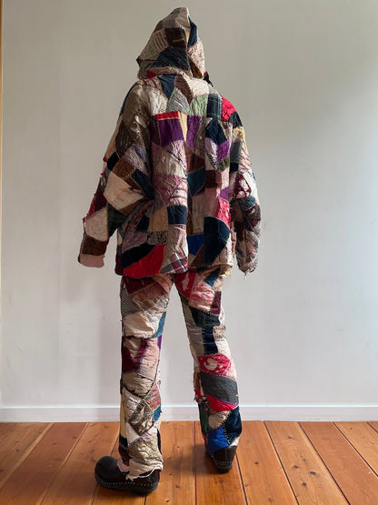 old quilt crazy slim pants