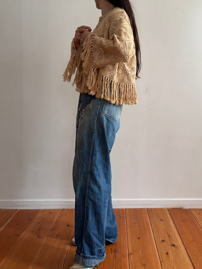 old crochet lace little jacket