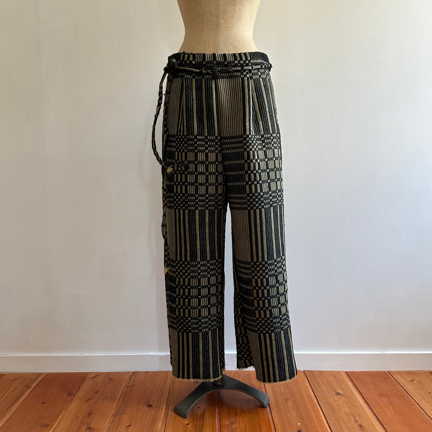 old coverlet tuck wide pants