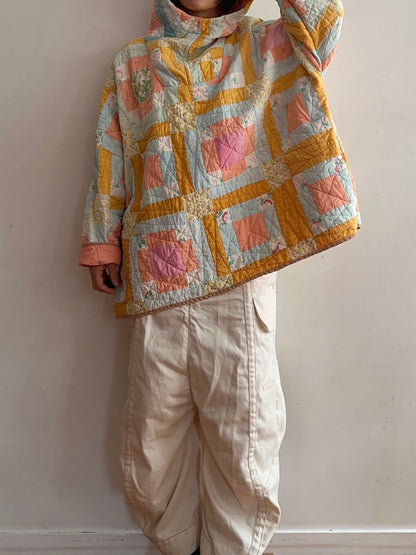old quilt parka