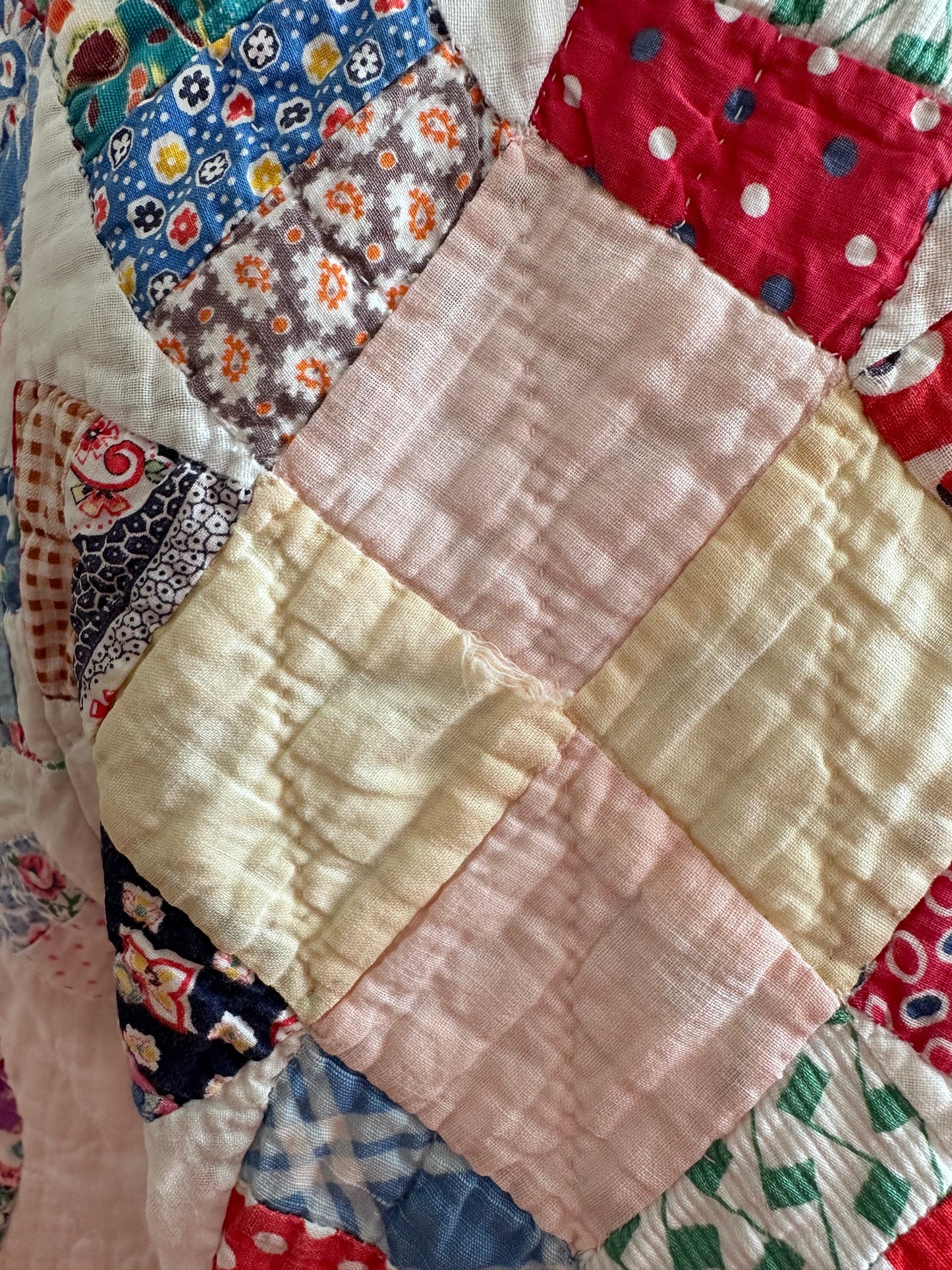 old quilt half pants