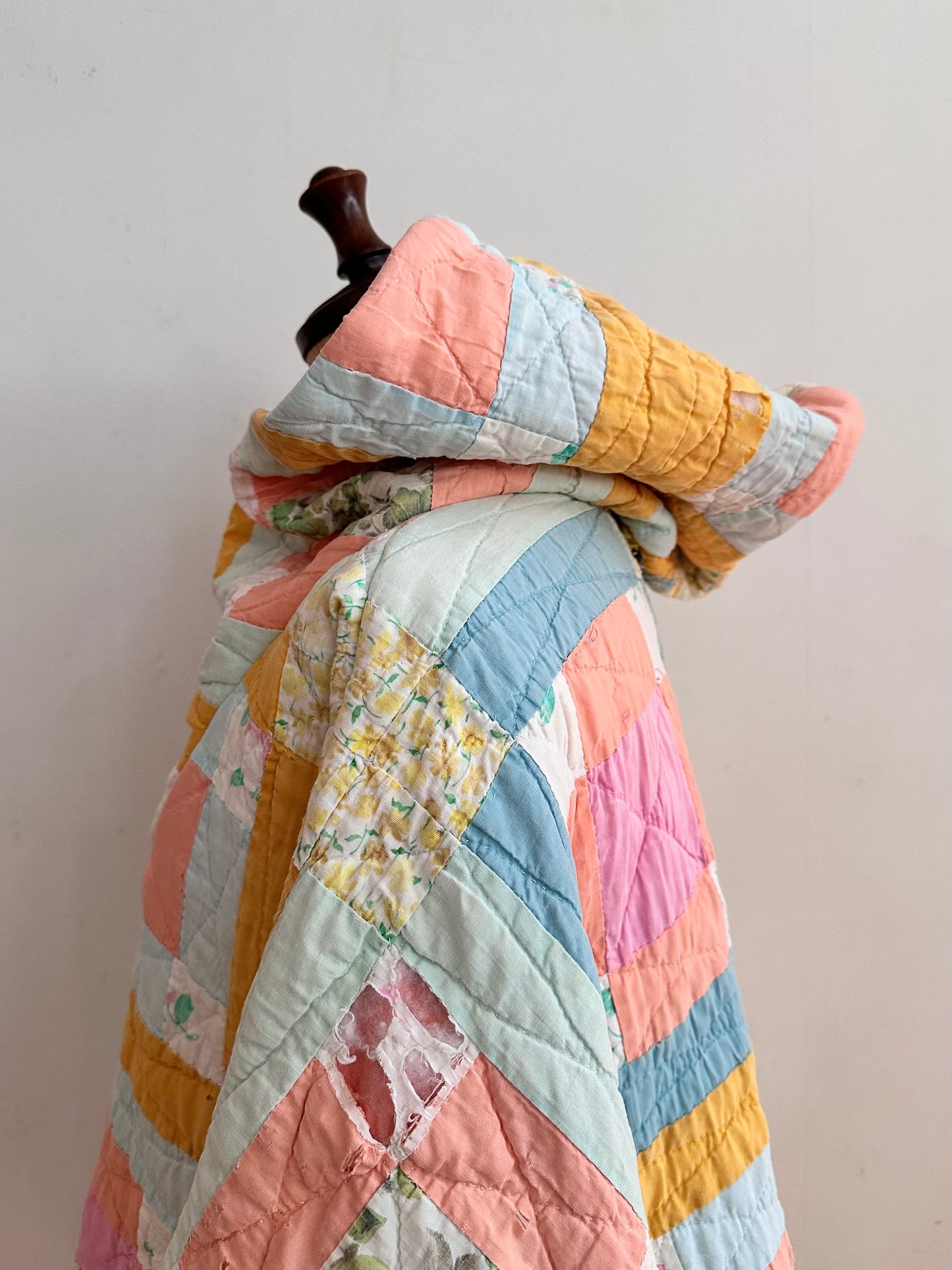 old quilt parka