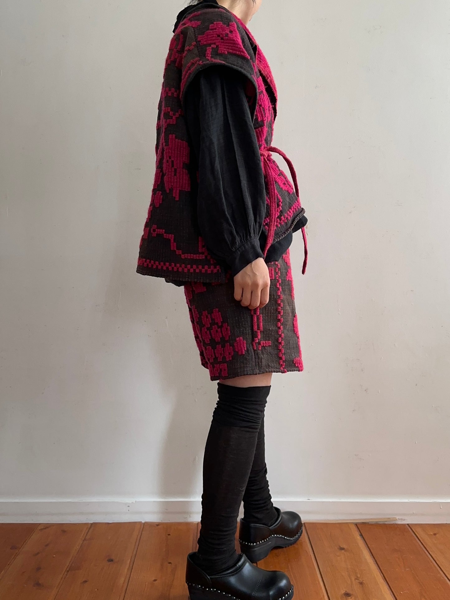 old coverlet wide vest