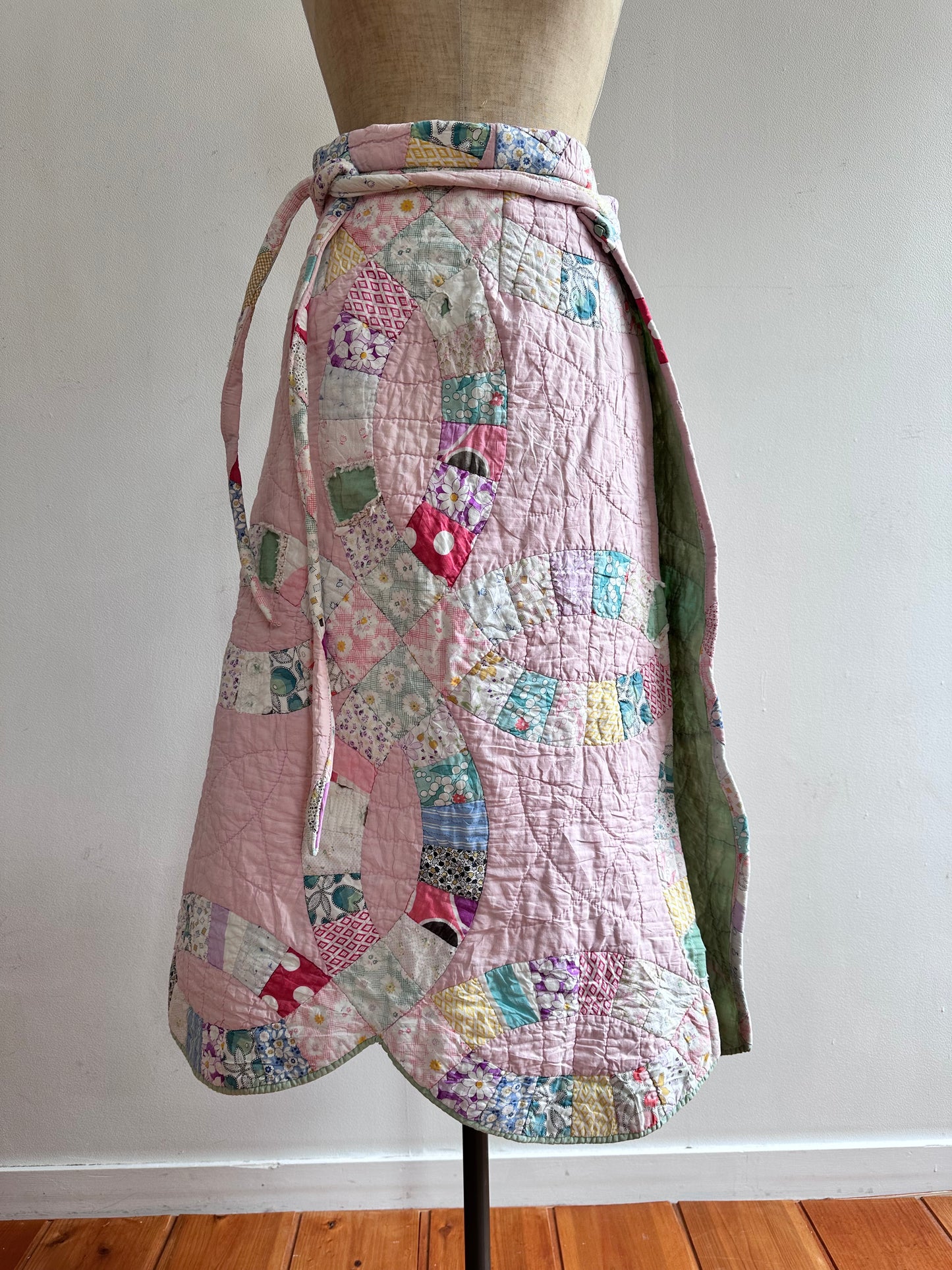 old quilt wrap skirt