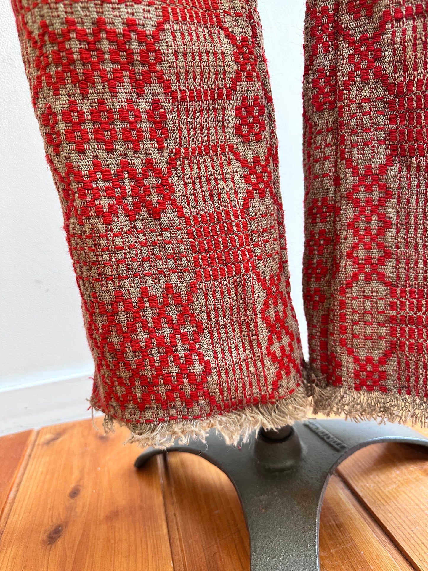 old coverlet slim flare pants / red