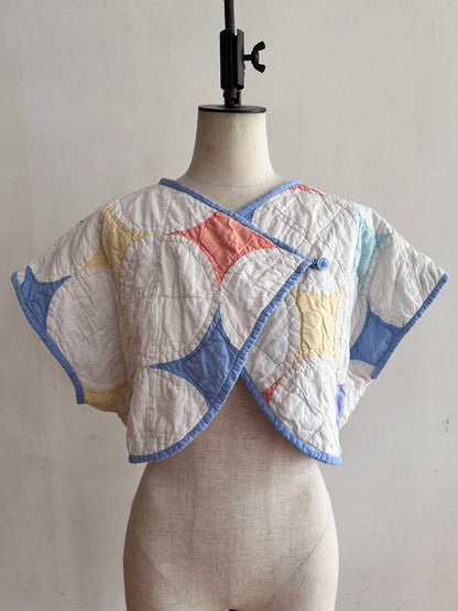old quilt petal bolero