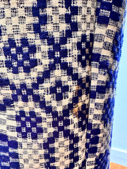 old coverlet wide tuck pants / navy× white