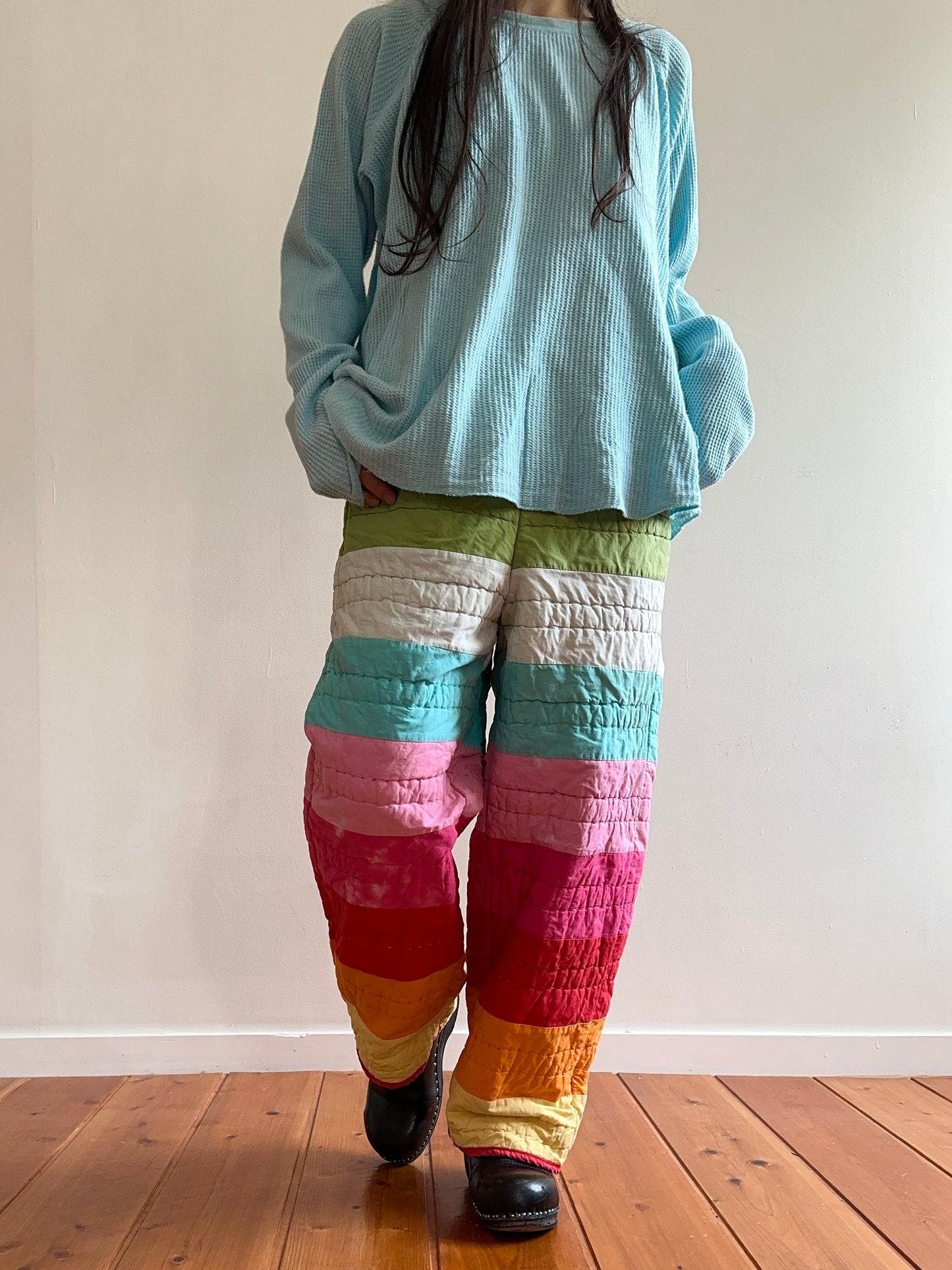 old quilt pants