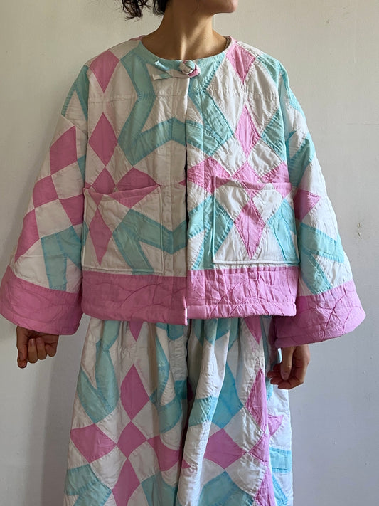old quilt short jacket