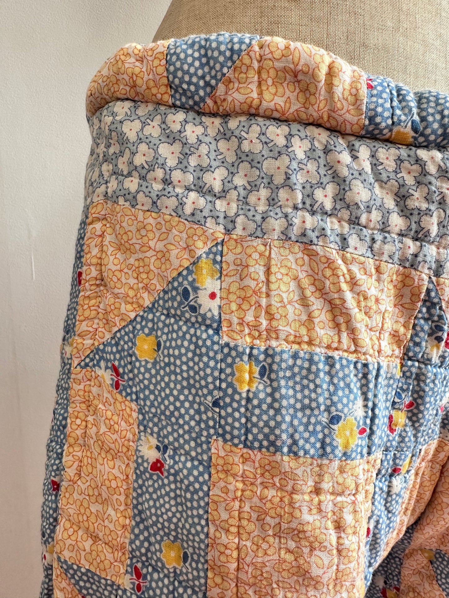 old quilt half pants