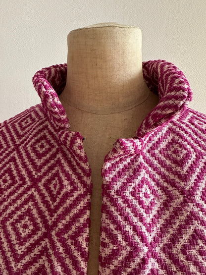 old coverlet short jacket