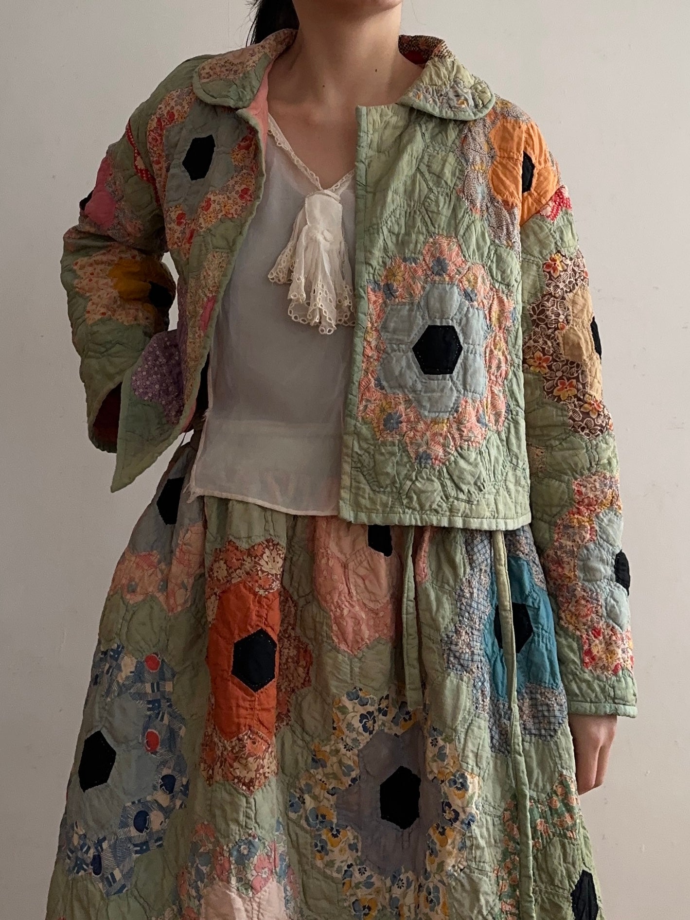 old quilt short jacket