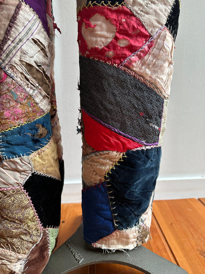 old quilt crazy slim pants