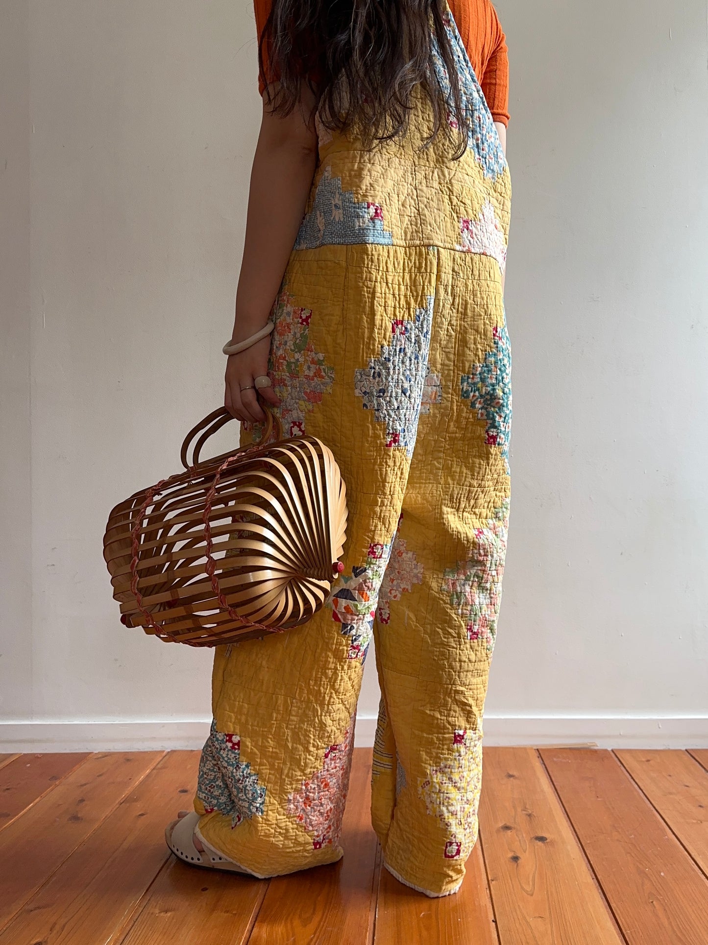 semi-antique quilt huge overall