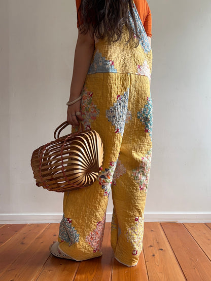 semi-antique quilt huge overall