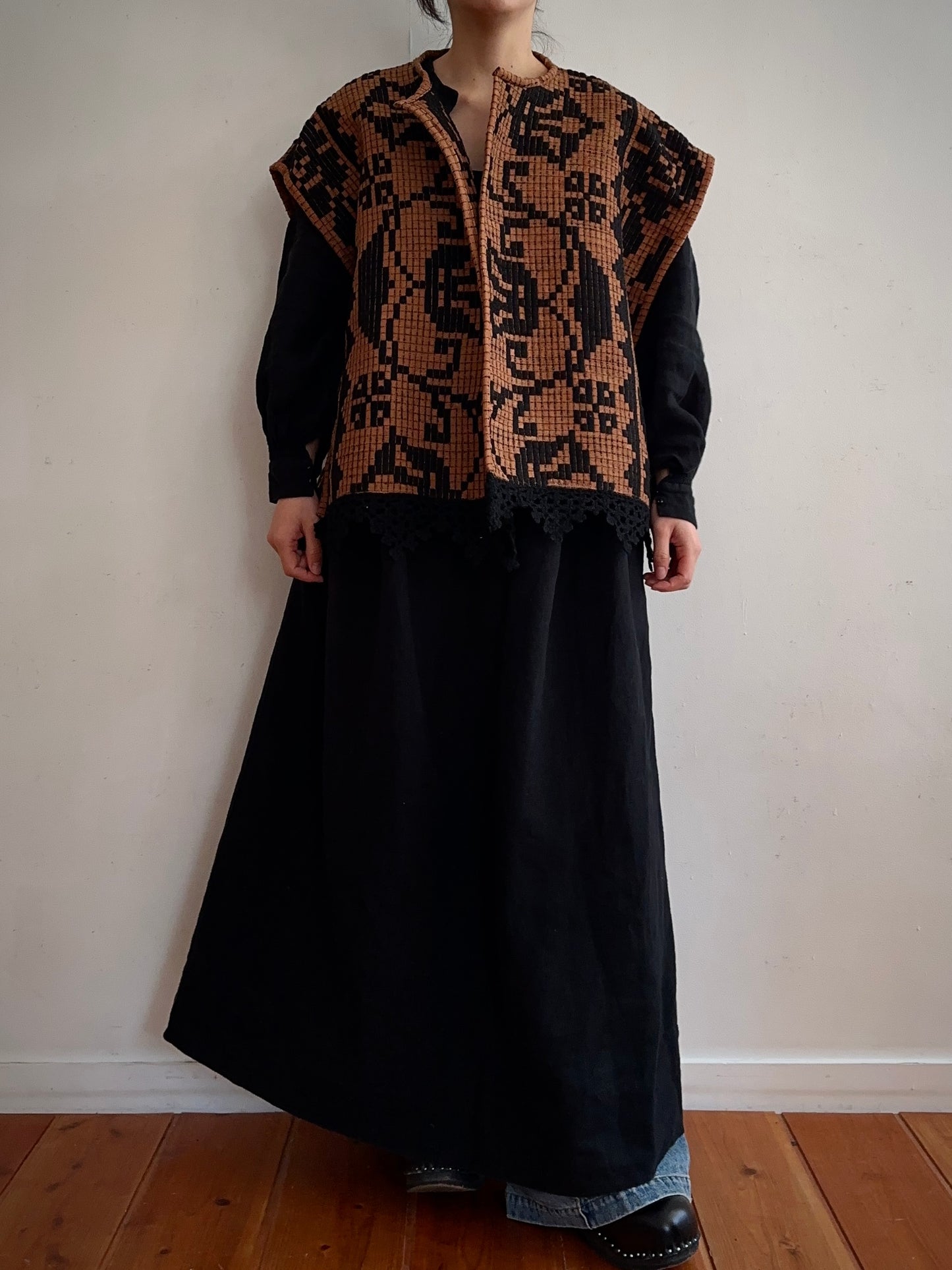 old coverlet wide vest