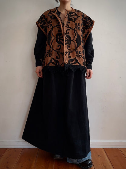 old coverlet wide vest