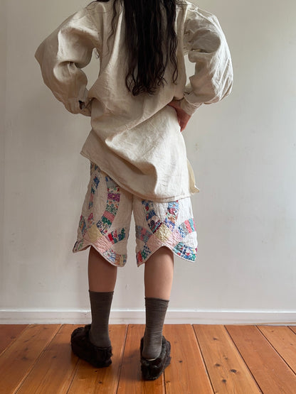 old quilt half pants