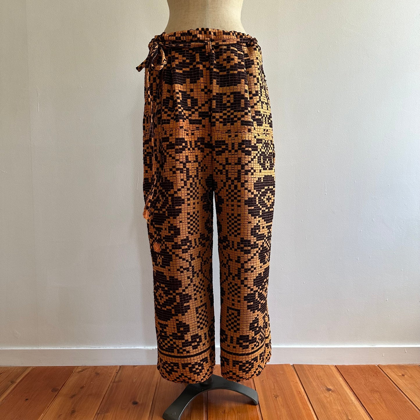 old coverlet tuck wide pants