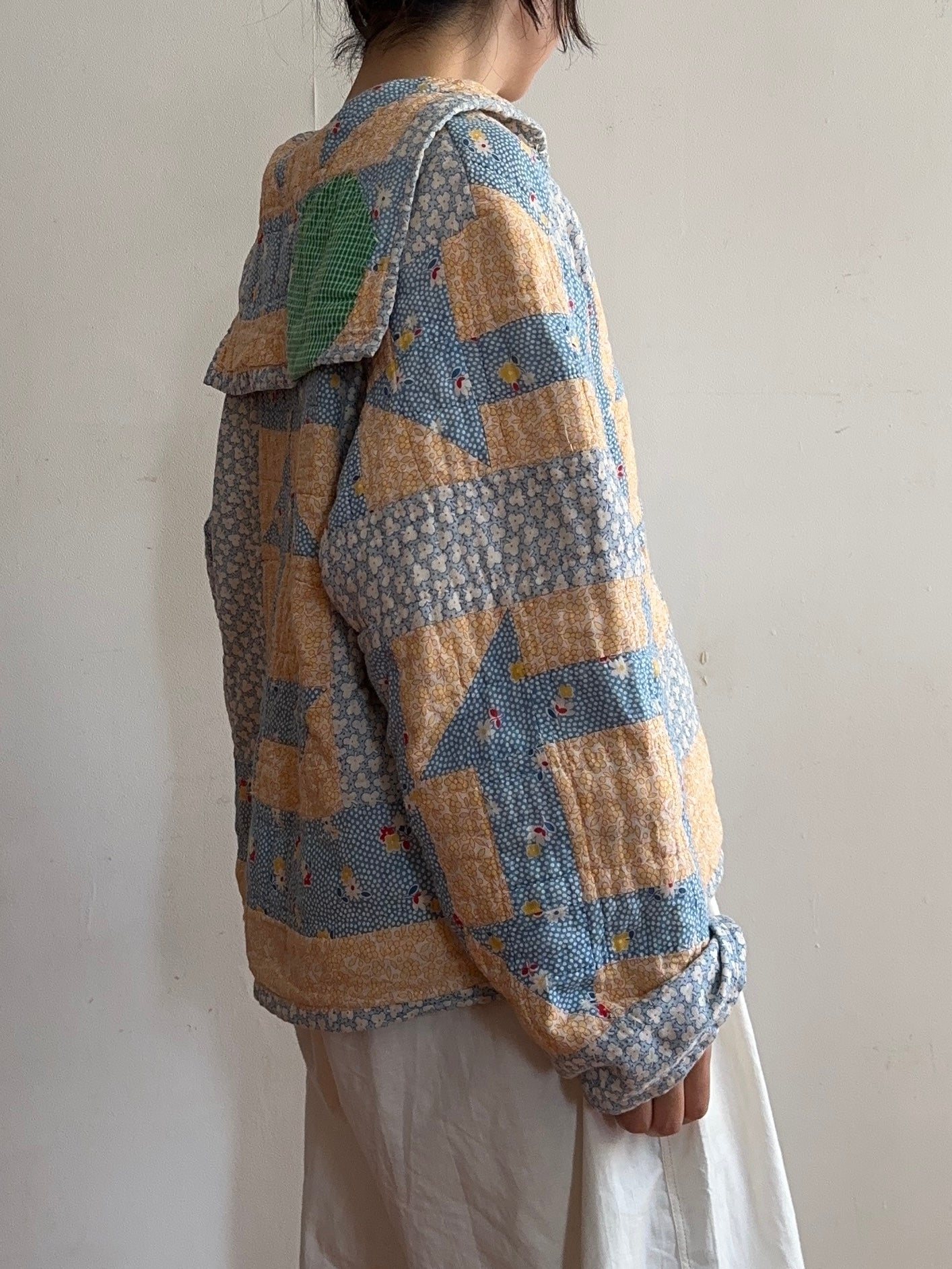 antique quilt sailor shirt