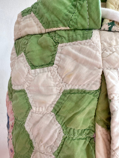 old quilt short pants