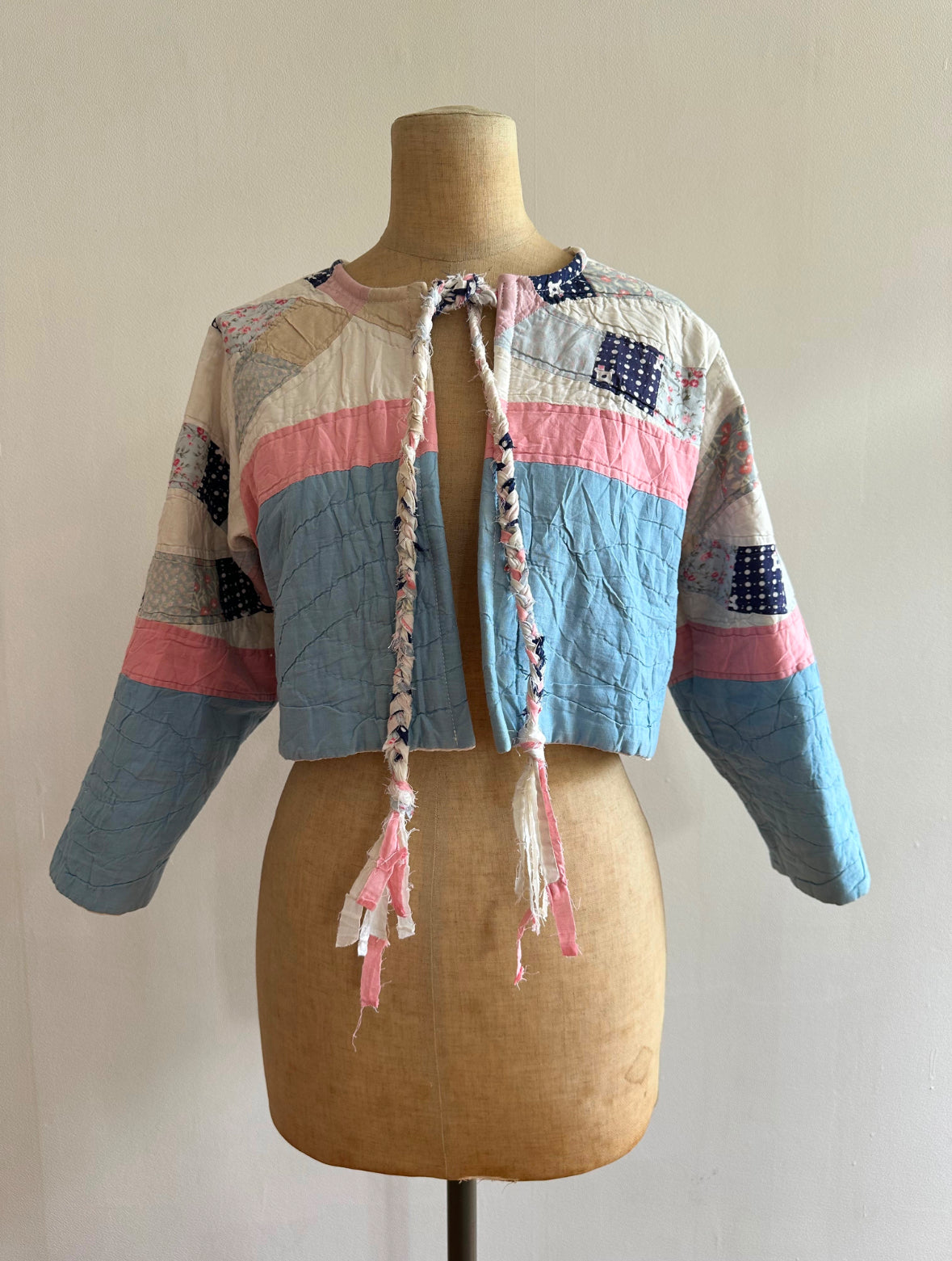 vecchia giacchetta trapuntata