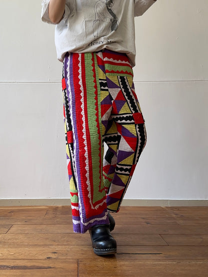old quilt pants