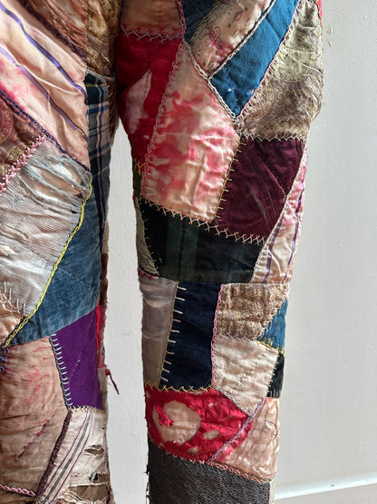 old quilt crazy slim pants