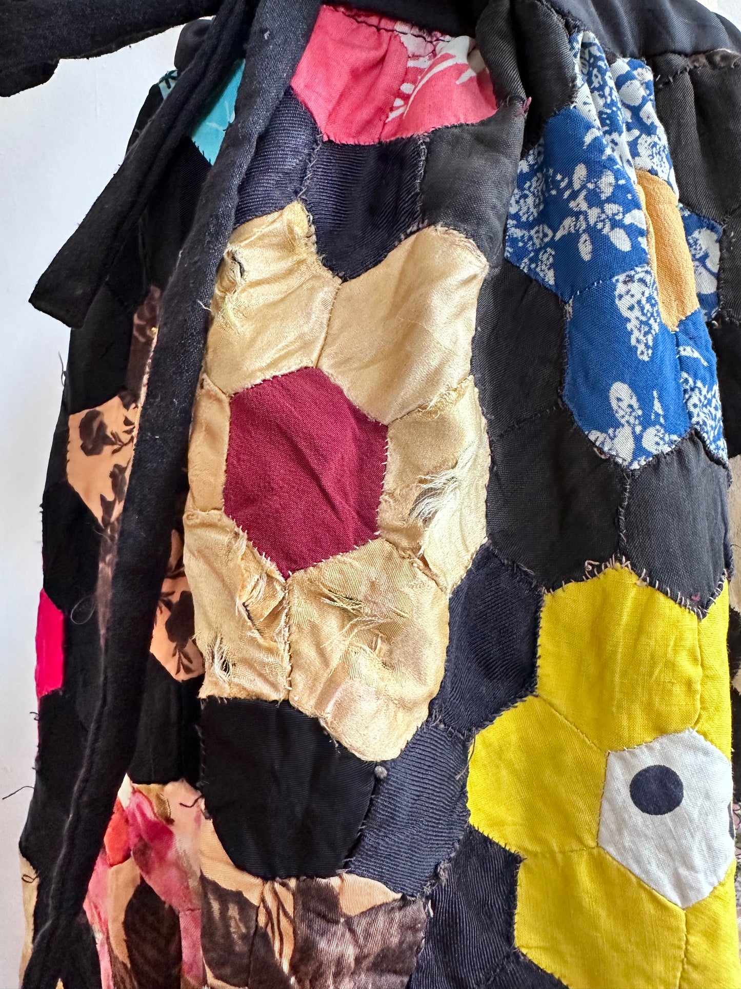 old quilt little change skirt