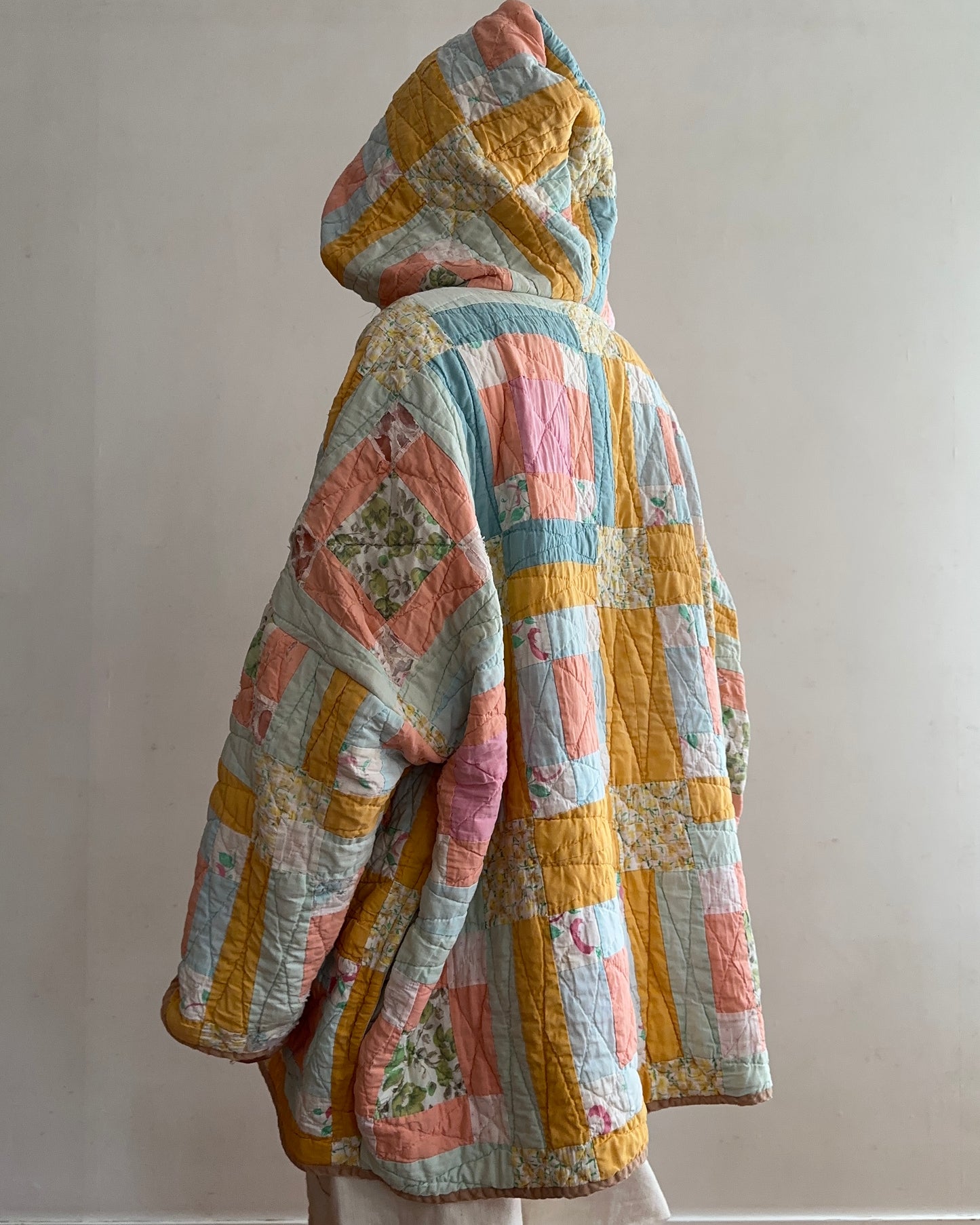 old quilt parka
