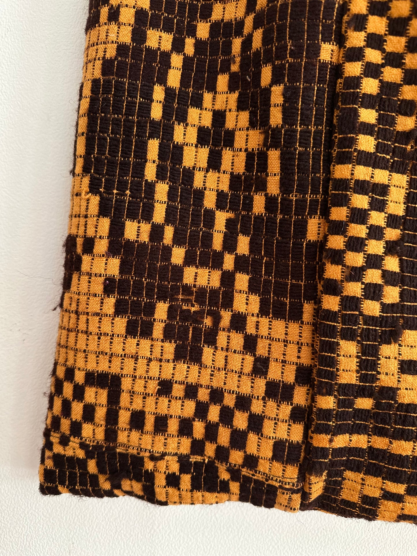 old coverlet monk bag / orange