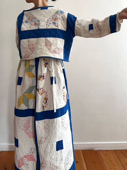 old quilt lantern tops