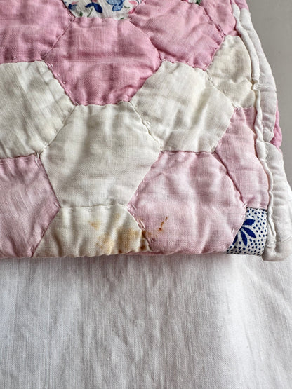 old quilt work apron