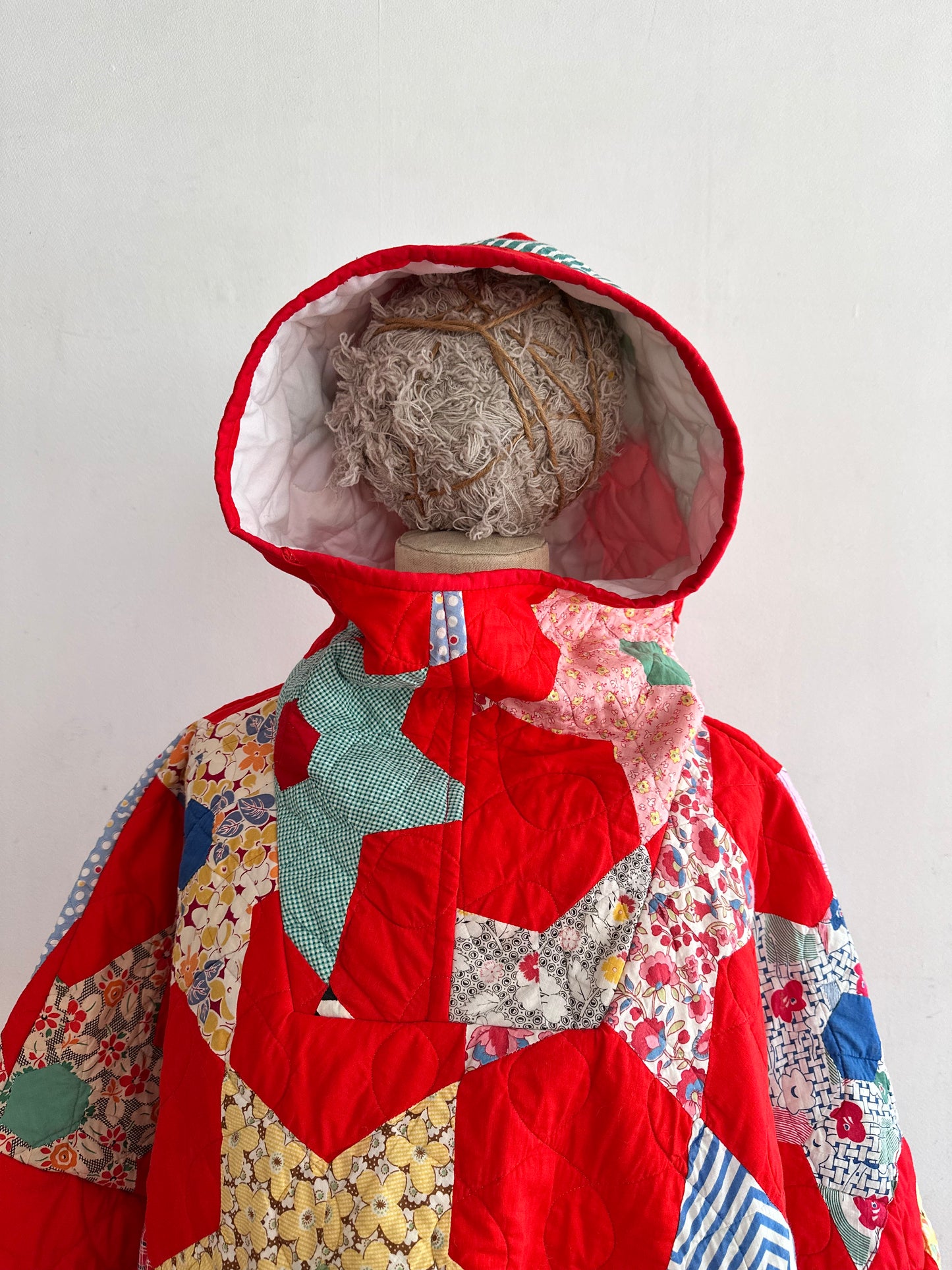 old quilt parka