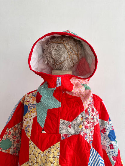 old quilt parka