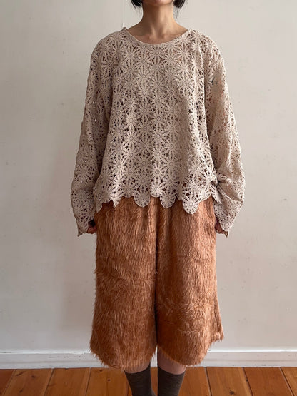 old crochet lace sailor shirts