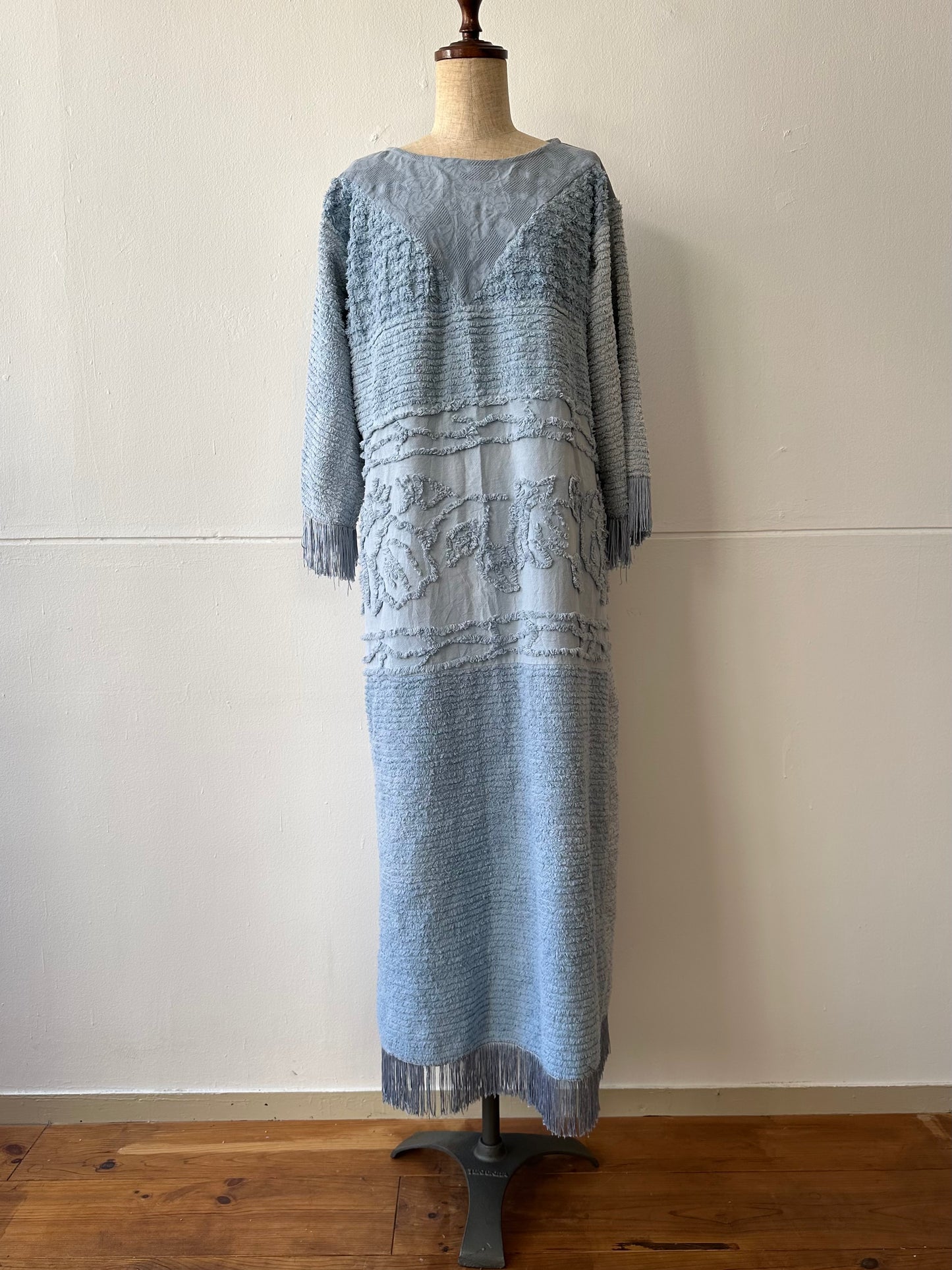 old chenille dress