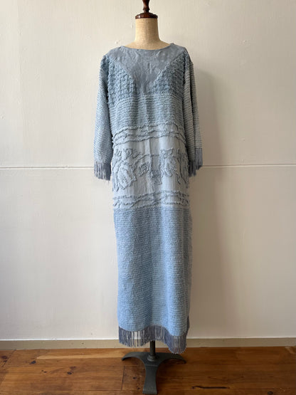 old chenille dress