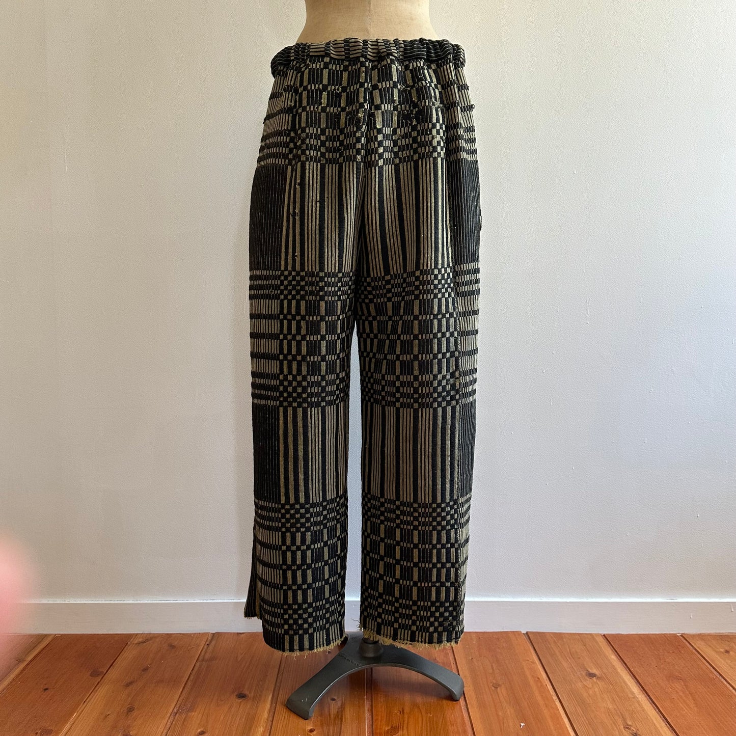 old coverlet tuck wide pants