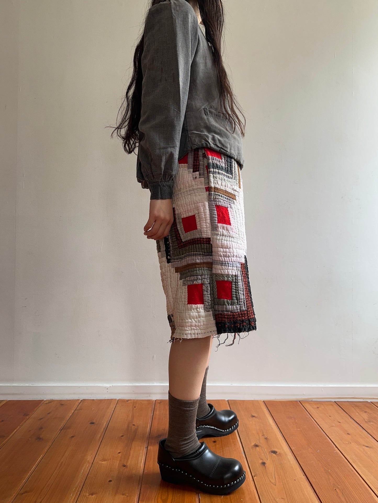 old quilt half pants